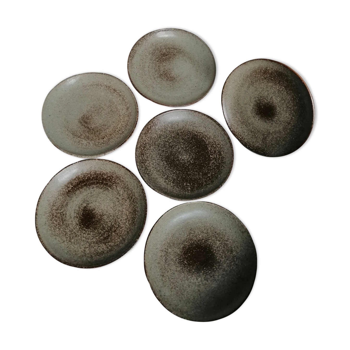 Enamelled sandstone plates Fontgombault Abbey