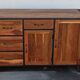 Buffet en bois et métal