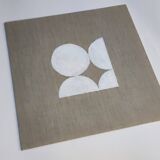 Modern jute painting 30 x 30 cm