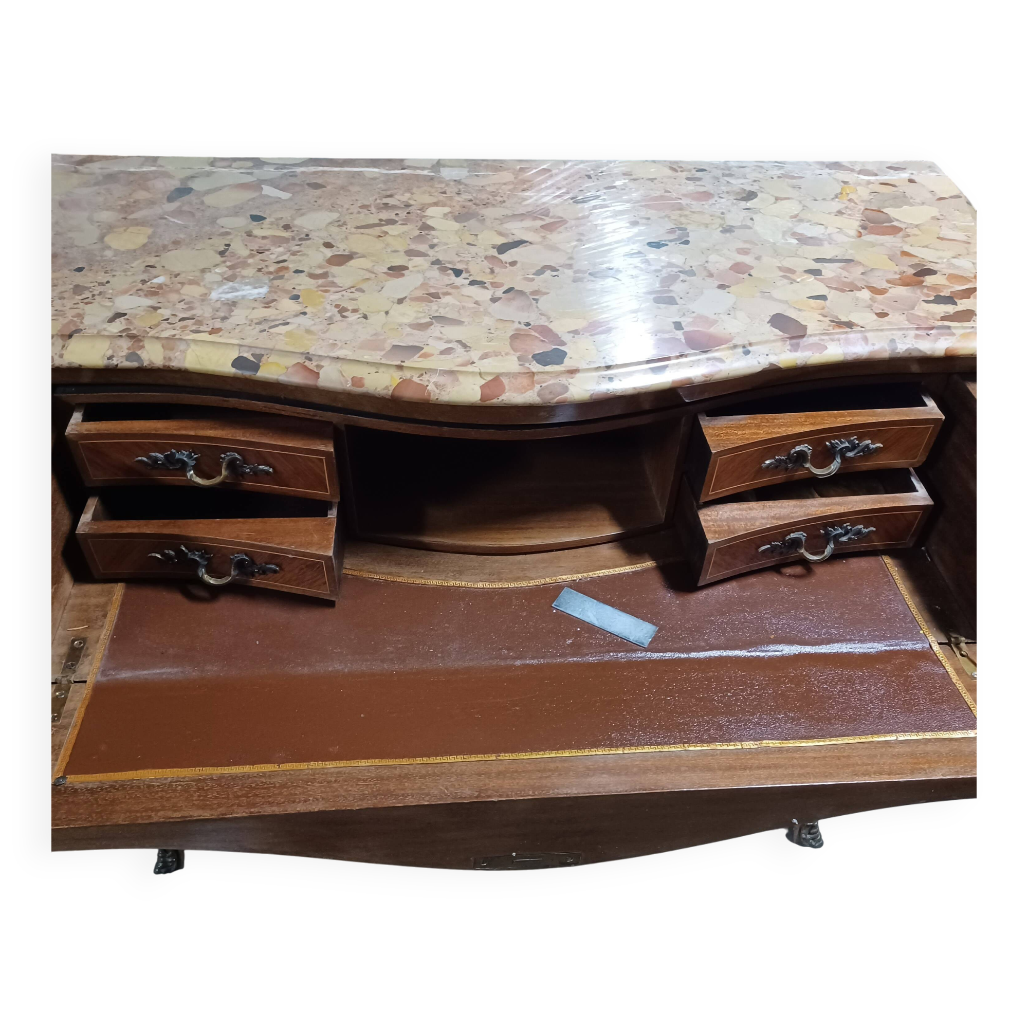 Secretary chest of drawers