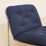 Pair of blue "666" armchairs by Kho Liang for Artifort 70's