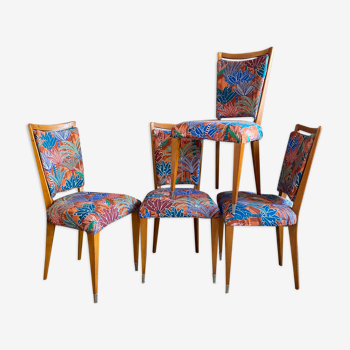 4 chaises vintage