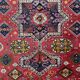 Nice large vintage carpet chirwan Azerbaijan handmade 234x310 cm