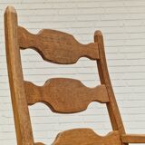 1960s, Danish design, armchair, oak wood, furniture wool.