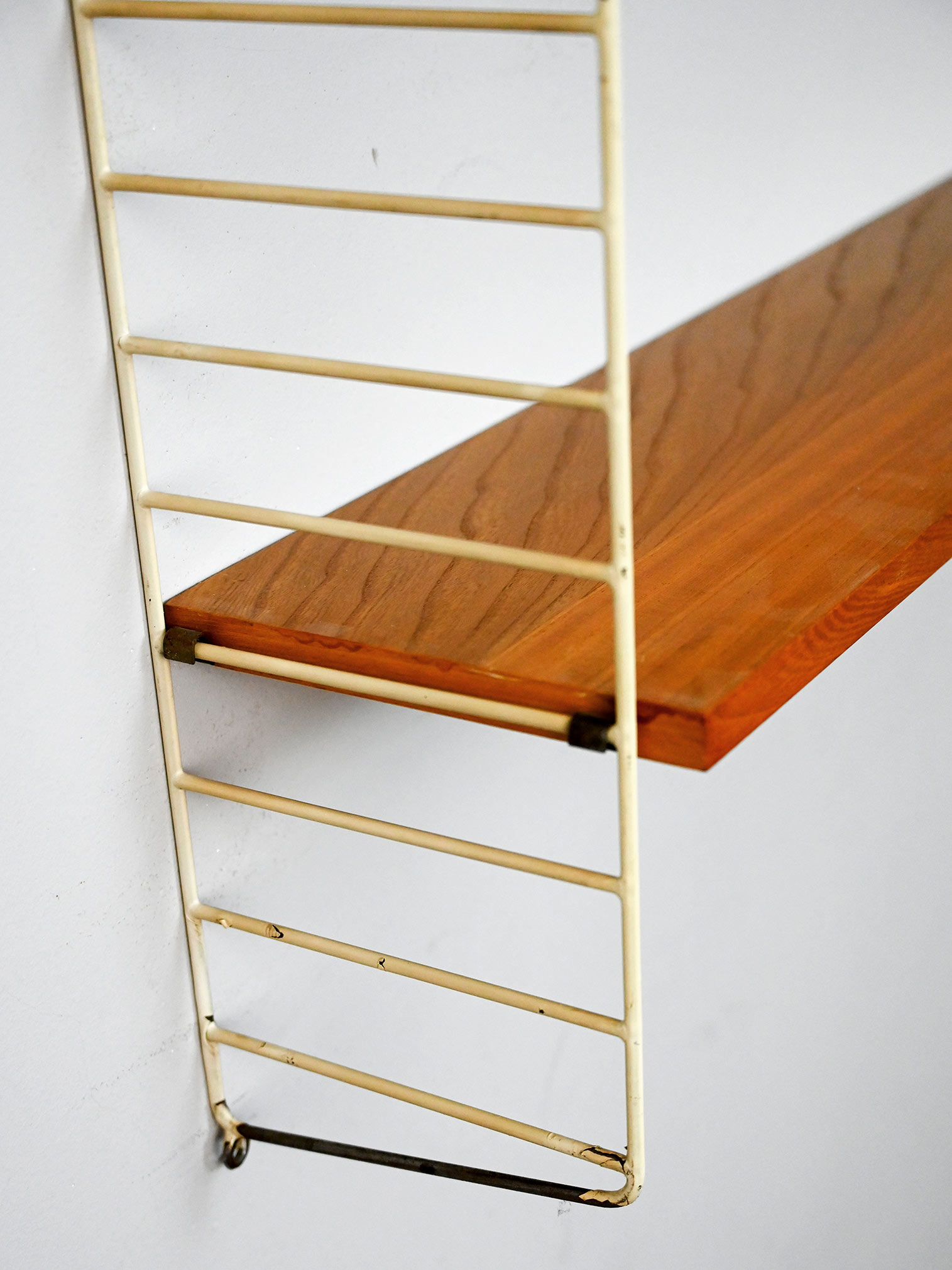 Vintage wall shelf with two shelves