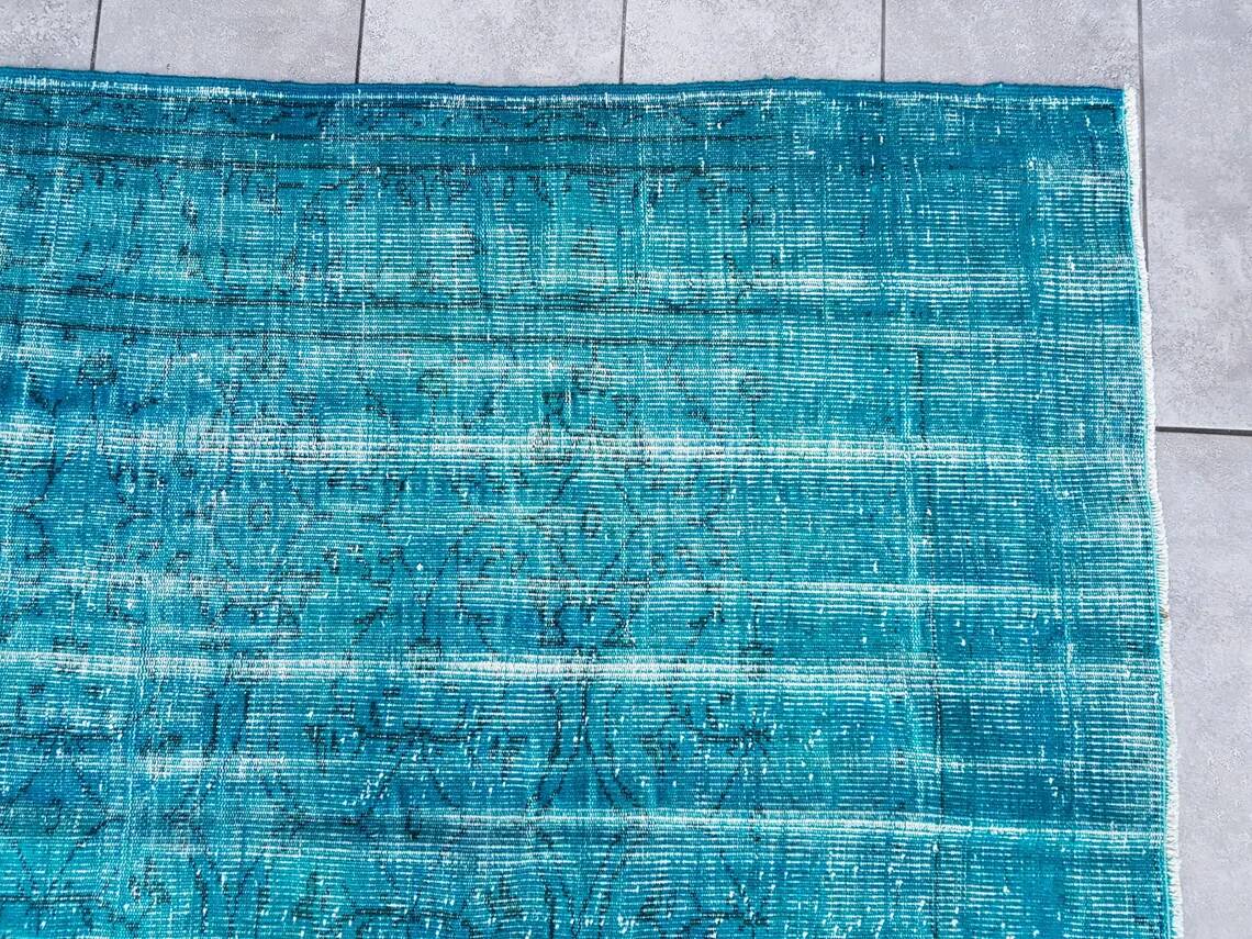 Vintage Turkish Floral Rug skuv675