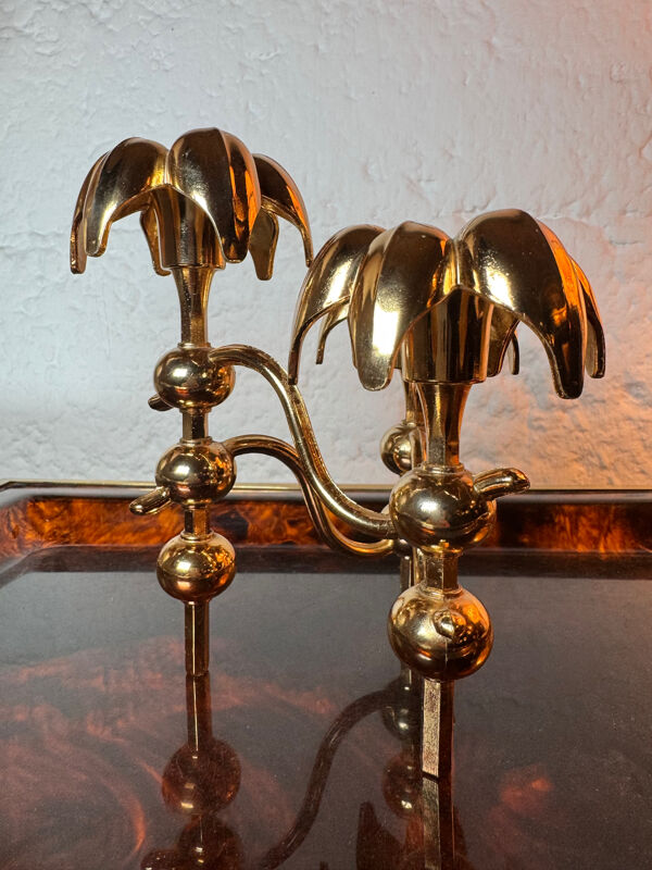 Chandelier Palm Nagel années 70