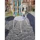 Salon de jardin en fer forgé 3 fauteuils + 1 table