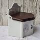 Vintage ceramic salt box