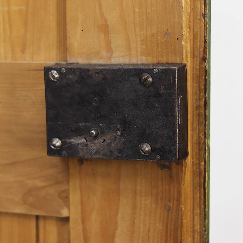 Cabinet de mariée peint d'art populaire, 1868