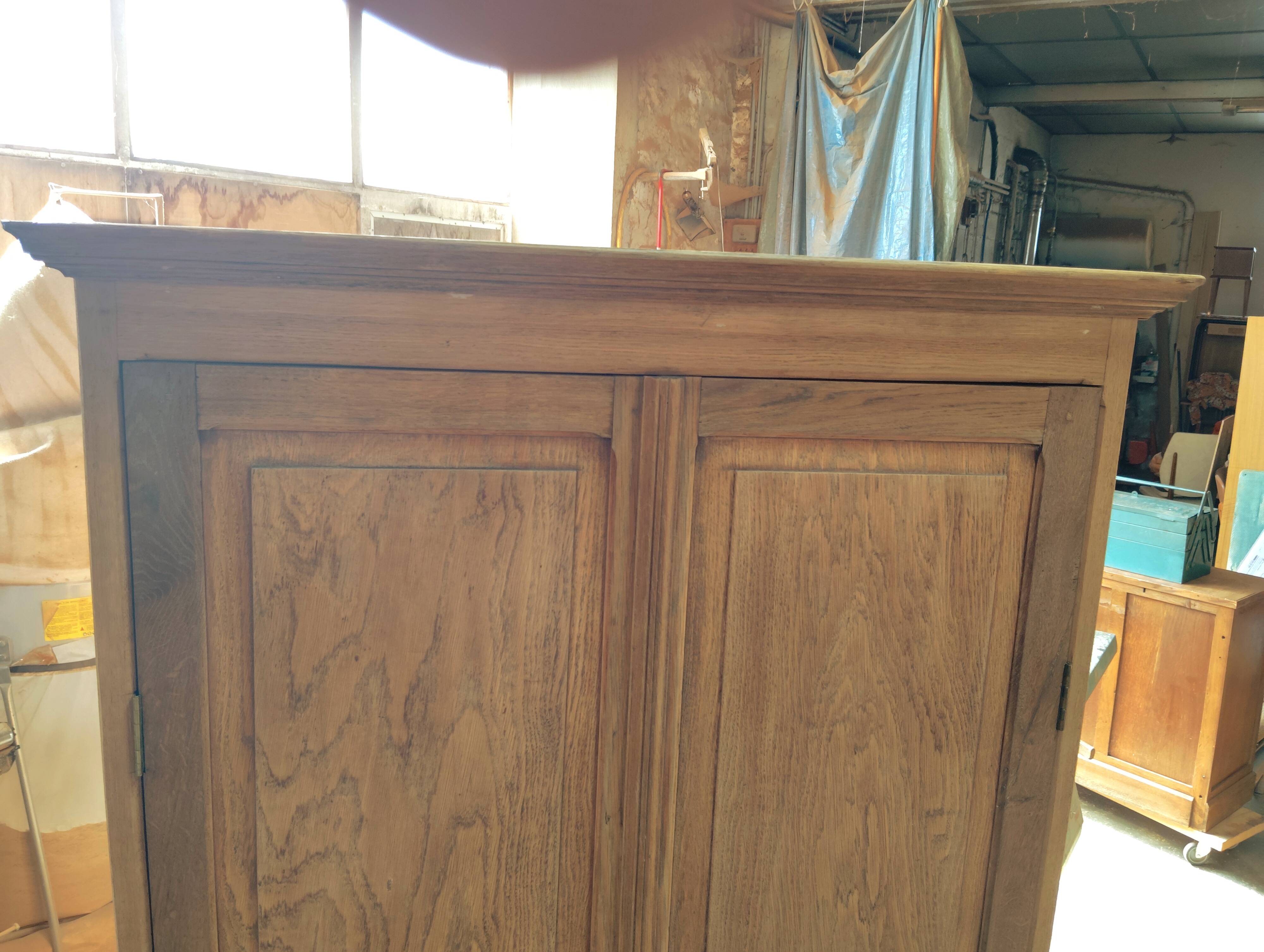 Parisian oak wardrobe