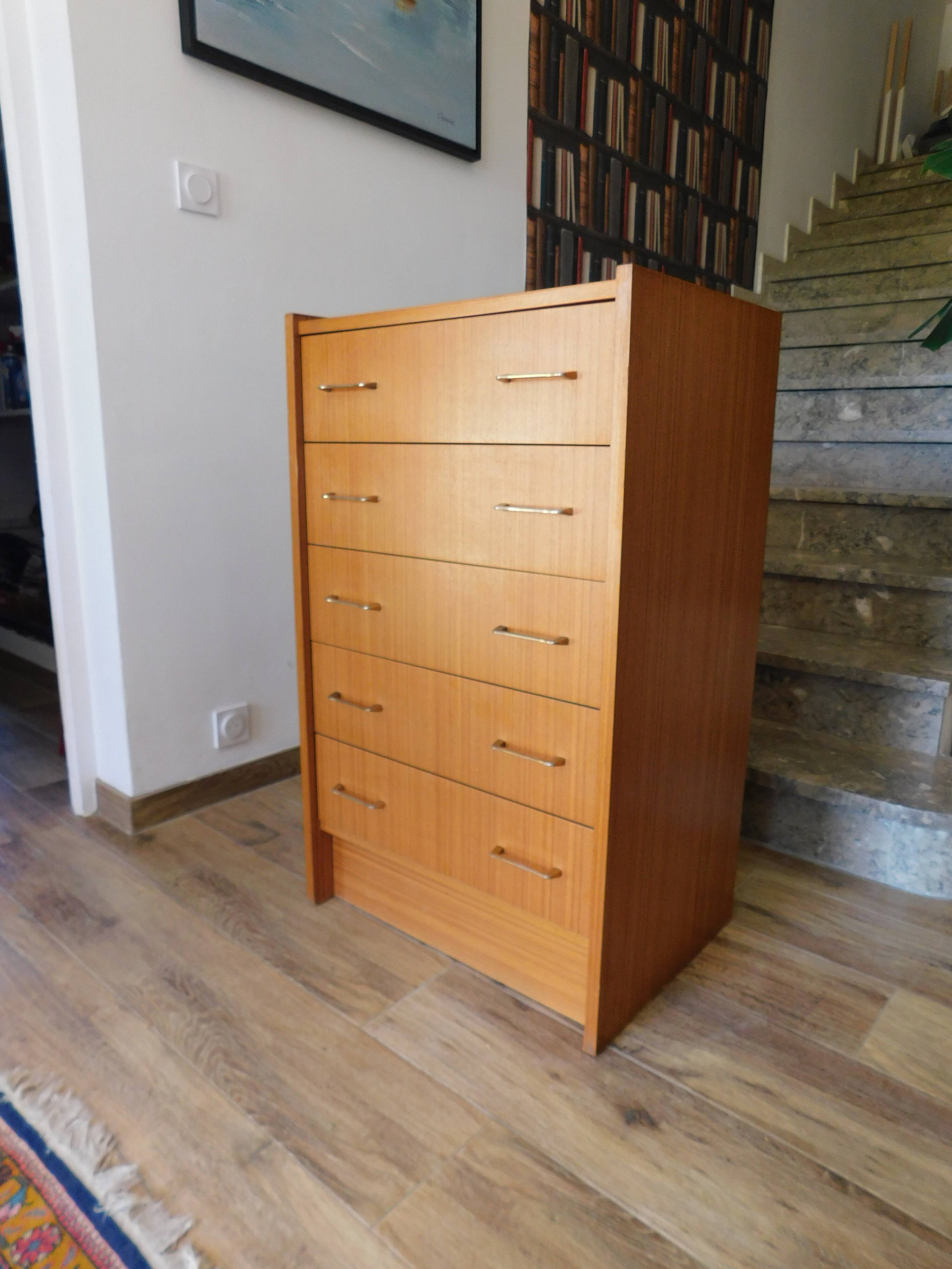 Vintage rag chest of drawers