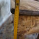 School desk wood 2 places