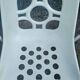 Set of 4 identical Space Age White Garden Chairs from the 70s