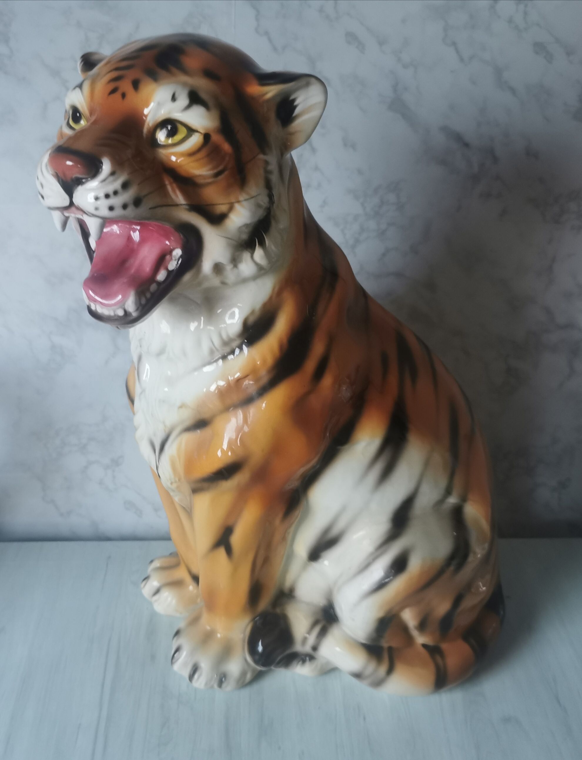 Ceramic tiger