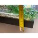 Rectangular Venetian Murano Glass Mirror with Green Floral Hand-Carving