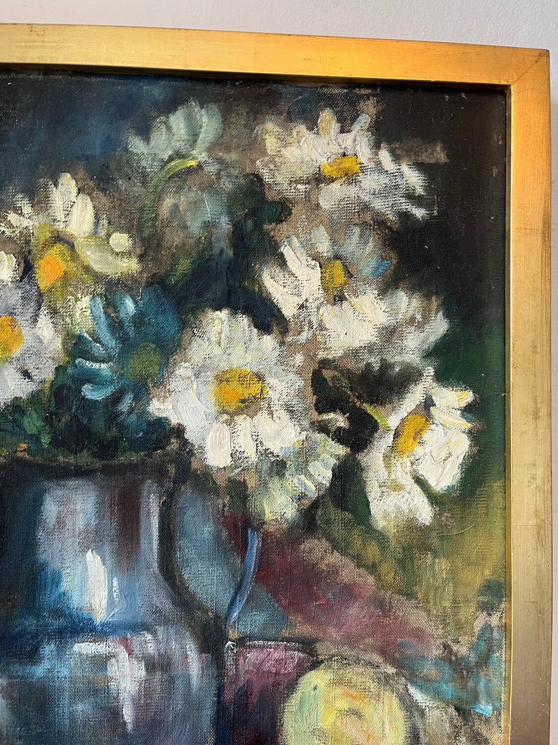 Still life with fruit signed 1952