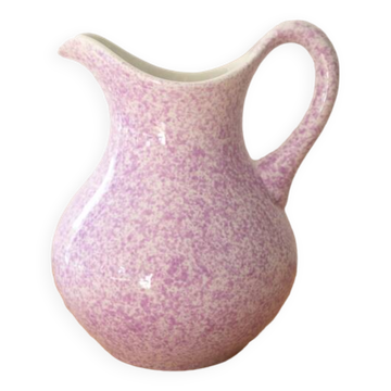 Carafe rose moucheté Gien