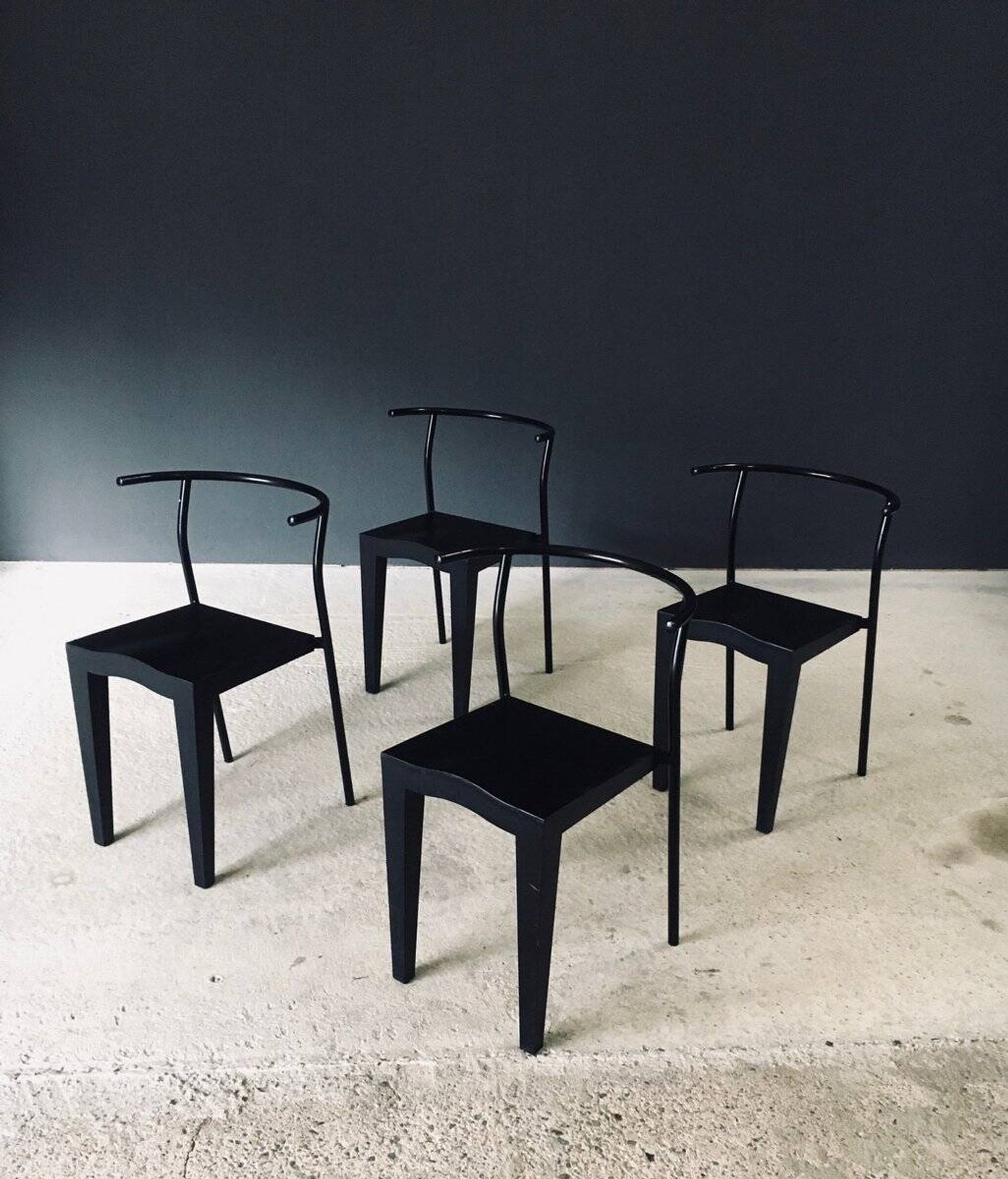 Postmodern Dr. Glob Dining Chairs by Philippe Starck for Kartell, Italy, 1980s, Set of 4