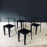 Postmodern Dr. Glob Dining Chairs by Philippe Starck for Kartell, Italy, 1980s, Set of 4