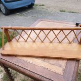Sixties rattan wall shelf