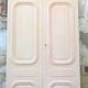 Set of large double old molded cupboard doors