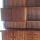 Danish wall bookcase by Thygesen and Sorensen in rosewood, 1960