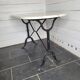 Marble top bistro table