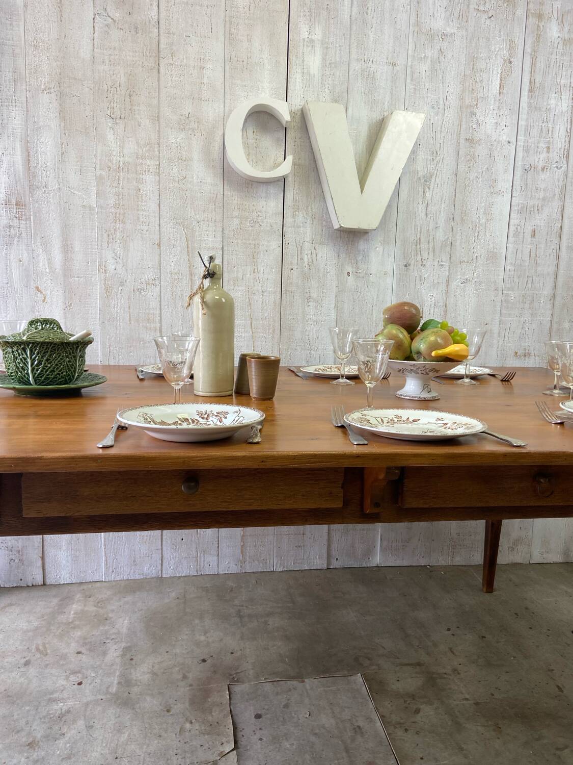 Table de ferme 237x107 cm