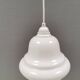 Small hanging lamp in opal glass, Danish and from the 1980s.