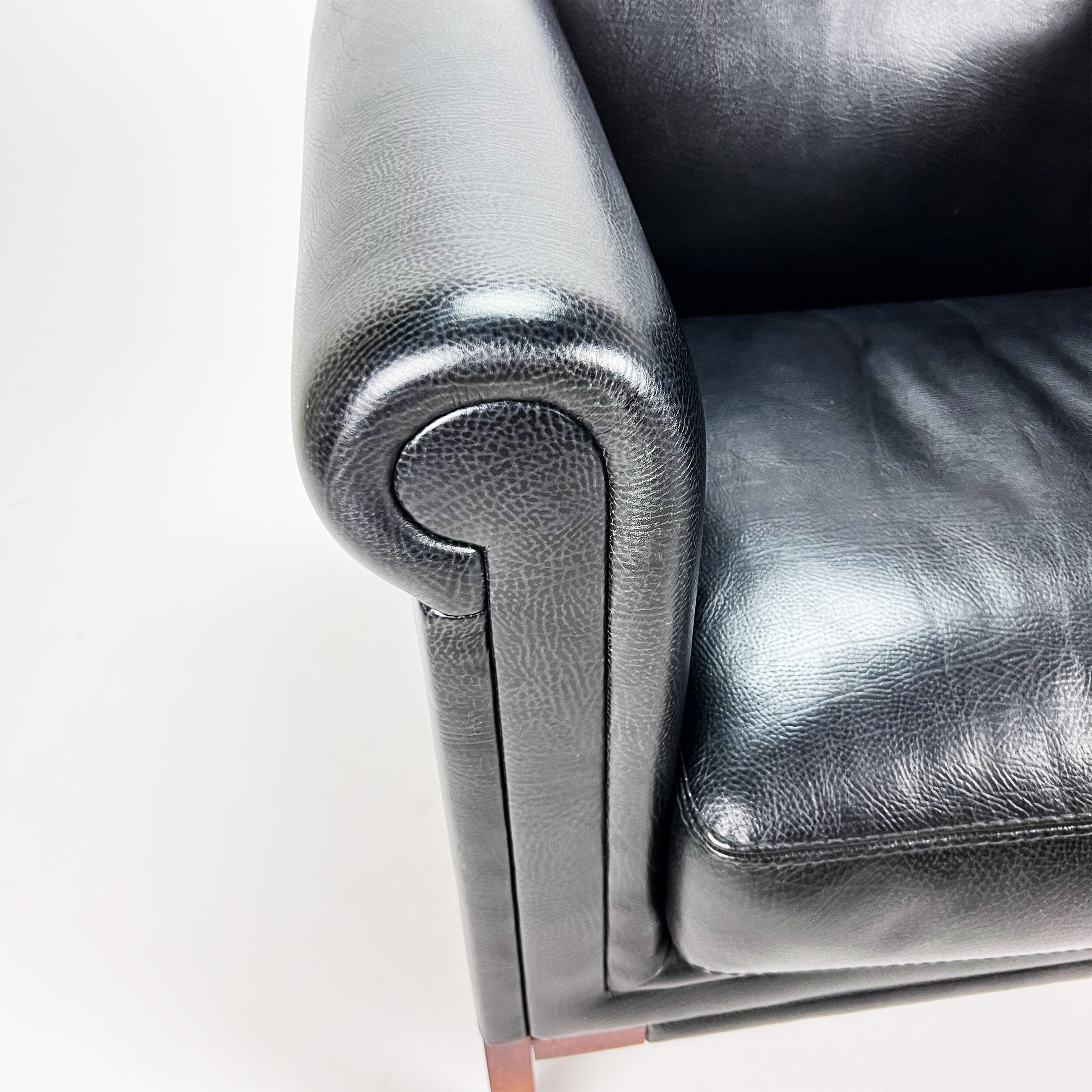 Leather Clubchair by Rivolta Italy, 1990s
