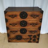 Tansu Japan 19th-century laundry dresser