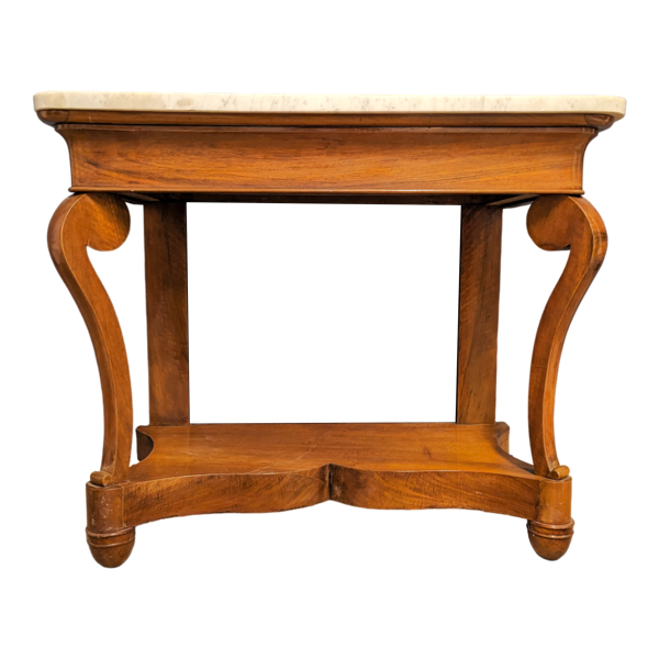 Console en acajou d'époque Louis Philippe