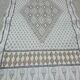 Berber carpet handmade in pure wool beige 78 x 158 cm