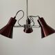 A Space Bordeaux ceiling light with 3 arms, 1970s, Germany