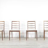Set Of 4 Midcentury McIntosh Teak Chairs. Vintage Modern / Retro / Danish S