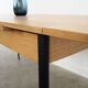 Oak folding table, Italian design, 1980s, manufacture: Italy