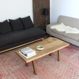 Table basse brute en bois
