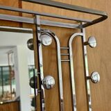 Art deco wall-mounted coat rack