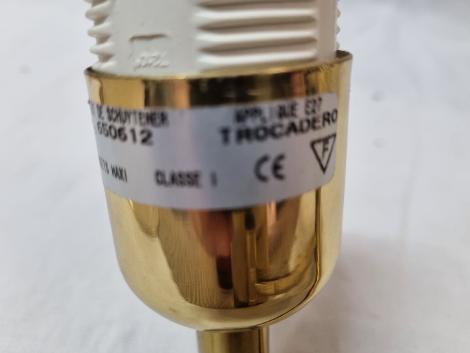 Gilded brass hinged sconces