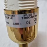 Gilded brass hinged sconces