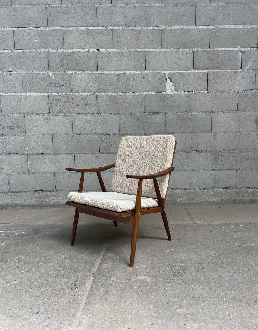 Boomerang armchair