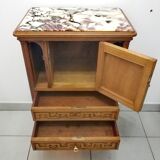 Chevet en citronnier de style Louis XVI
