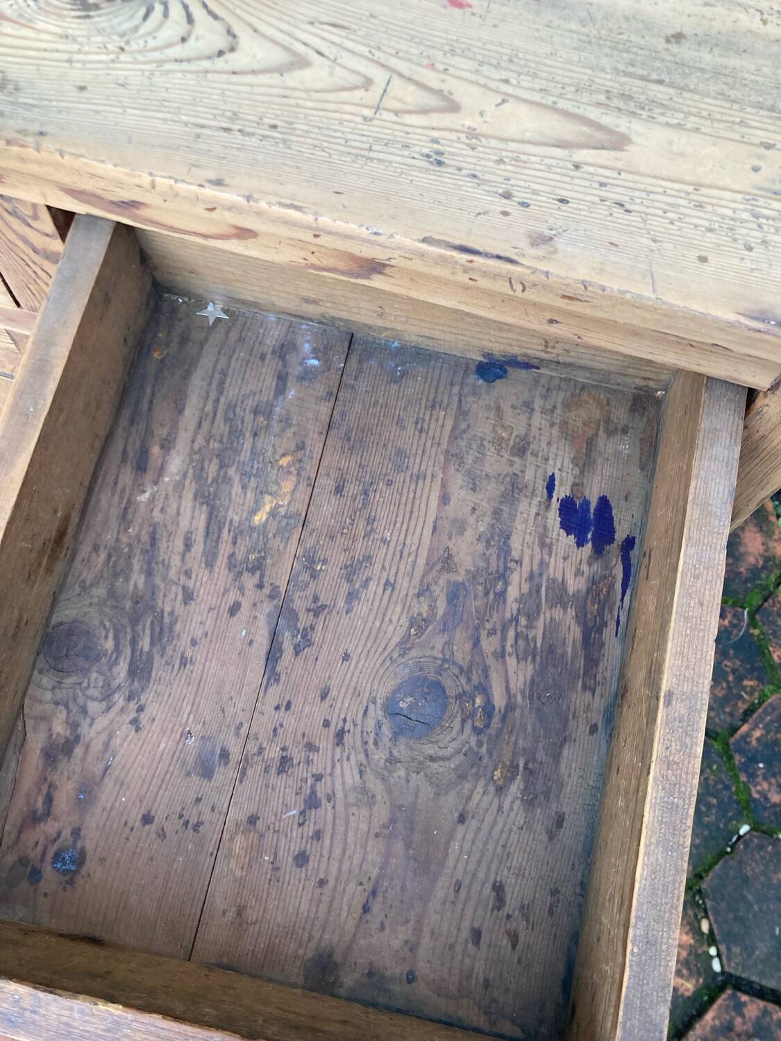 Vintage solid pine sideboard