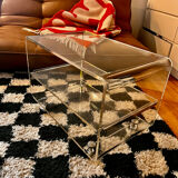 Plexiglass coffee table
