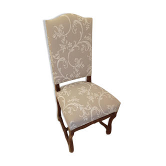 Louis XIII high back chair