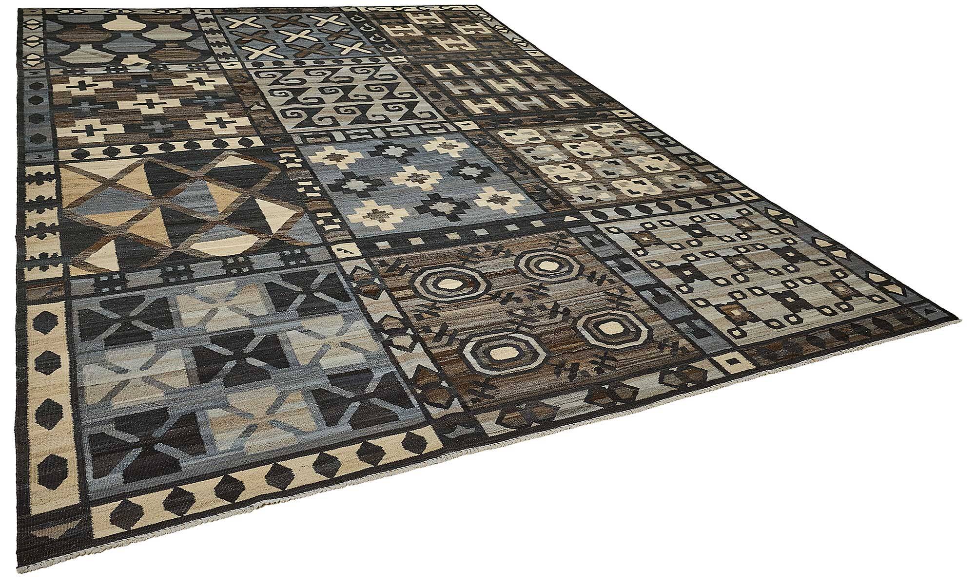 Contemporary Tribal Decorative Kilim 285 cm x 365 cm