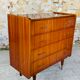 Commode vintage à 4 tiroirs par Capelle, circa 60’s