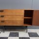 Cabinet en bois de rangement pour chaussures des années 1970