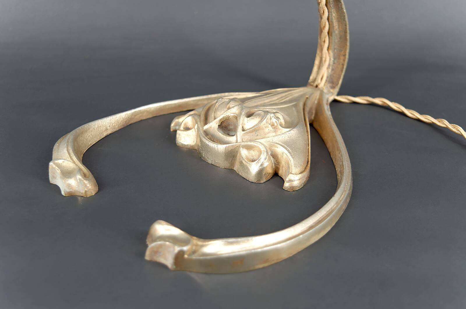 Bronze Lamp and Pendants by H. Guimard, France, Art Nouveau, c. 1910